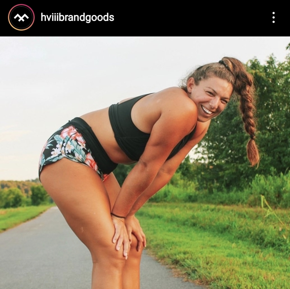 Floral Workout Shorty Shorts